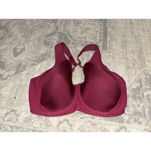 SYROKAN Women's Sports Bra Max Control High Impact Sz 32H Underwire A262 Maroon